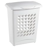 Buy Sterilite 12528004 Rectangular Laundry Hamper, 4-Pack, White by STERILITE