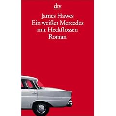 Ein wei�er Mercedes mit Heckflossen