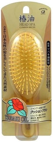 Japanese TUBAKI OIL Camellia oil combination cushion brush MADE IN JAPAN