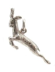 Welded Bliss Sterling 925 Silver Gazelle Antelope Charm Or Pendant WBC1062