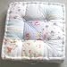 Floor or Padded Bench Cushions in Checks, Pink