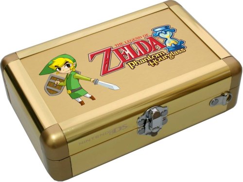 Childrens Toyshop  Video Games : Venom Nintendo Licensed Zelda Gold Aluminium Console Case (Nintendo DS)