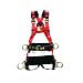 Elk River 66624 EagleTower Polyester/Nylon LX 6 D-Ring Harness with Quick-Connect Buckles, X-Large