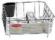 Rubbermaid 6032ARBLA Antimicrobial Large Dish Drainer, Black