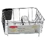 Rubbermaid 6032ARBLA Antimicrobial Large Dish Drainer, Black