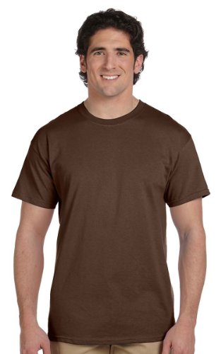 Fruit of the Loom Heavy Cotton T-Shirt (3930R) Tee Available in 32 Colors X-Large Chocolate