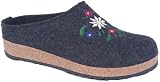 Women's Haflinger Embroidered Grizzly