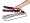 Infiniti by Conair SS9 1 1/2" Nano Silver Steam Straightner, Red