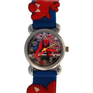 Spiderman Watch Blue Jelly Band