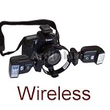 Wireless Macro Twin Flash Lite Light Kit for Olympus E-PL1, E-P2, E-P1, E620, E520, E420, E30, E-3, E410, E510, E500, E600, E330, E300, E1, SP350