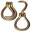 Brass Folding Hoof Pick