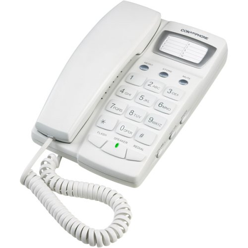 Electronics: Conair SW324WCS Compact Speakerphone with Memory Dialing  White/Silver 