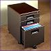 Office Line Pewter Mobile File Pedestal By Studio RTA