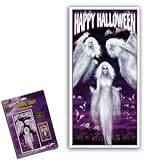 UPC 034689000129 product image for Halloween Ethereal Ghost Door Cover 30in. x 5ft. Pkg/1 | upcitemdb.com
