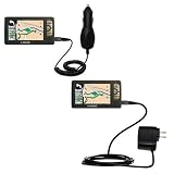 Essential Kit for the Amcor Navigation GPS 5600 - includes Car and Wall Charger with Rapid Charge Technology - Gomadic Brand w/ TipExchange Technology