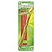 Dixon Ticonderoga Erasable Checking Pencils, Eraser Tipped, Pre-Sharpened, Pack of 4, Red (13941)