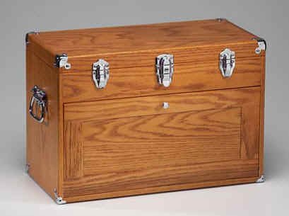 Gerstner International GI 530 Red Oak Tool Chest Nickel Plated Hardware FULLY WARRANTED
