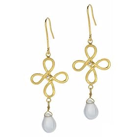 Sheila Fajl Amethyst Drop Flower Earrings