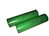 2 Samsung INR18650-25R 18650 2500mAh 3.6v Rechargeable Flat Top Batteries (Blue/Green assorted)