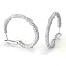 1.9 Carat 14KWG Diamond Hoop Earrings