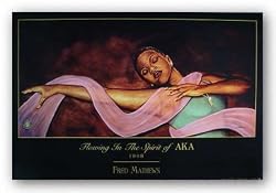 Flowing In The Spirit - AKA by Fred Mathews 24"x36" Art Print Poster African-American