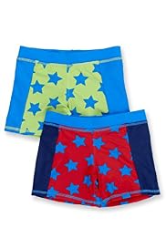 2 Pack Star Print Swim Shorts