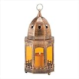 Amber Candle Lantern