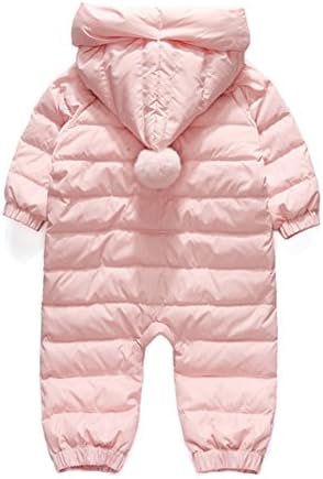 Voguecool Baby Winter Puffer Snowsuit (24M, Pink)