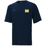 Nike Michigan Wolverines Navy Performance Basic Loose T-shirt