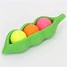 colorful green peas eraser from Japan by Iwako_s-1