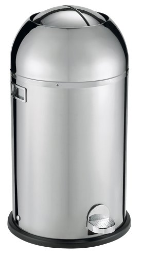 Polder Wink Waste Can Stainless Steel