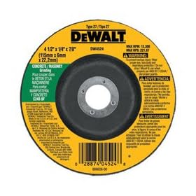 DeWalt 115-DW4524: Type 27 Depressed Center Wheels