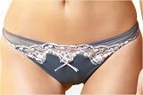 Verde Veronica Opera Sheer Mesh Low Rise Thong