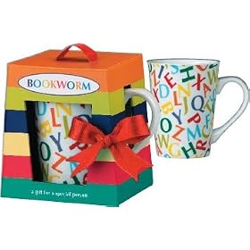 Bookworm Gift Mug 48 011 by Boston Warehouse