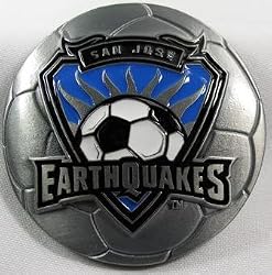San Jose Earthquake MLS Soccer Team Buckle,men-apparel-accessory-Sports-belt-buckle