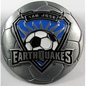 San Jose Earthquake MLS Soccer Team Buckle,men-apparel-accessory-Sports-belt-buckle