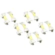 10 Watch Band End Caps Parts Links Steel Two Tone 20mm