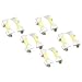 10 Watch Band End Caps Parts Links Steel Two Tone 20mm