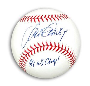 Steve Garvey Signed Dodgers Baseball - 81 WS Champs