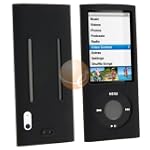 Black Soft Silicone Skin Case shield for Apple iPod Nano 5th Gen Generation