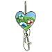 Key Finder Key Chain of Super Mario Bros. Mushrooms (Green and Red 1 Up Mushrooms, and Blue Mini Mario Mushroom)
