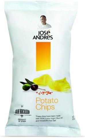 Jose Andres Spanish Potato Chips by San Nicasio 6.7 Oz Bag (pack of 6)