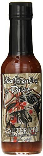 Heartbreaking Dawns Cauterizer Trinidad Scorpion Sauce Bottle, 5 Ounce Heartbreaking Dawns