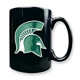 Michigan State 15oz Black Ceramic Mug