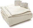 Biddeford Blankets Comfort Knit Heated Blanket, King, Natural