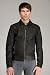J. Lindeberg Bakersfield Black Platinum Leather Shirt