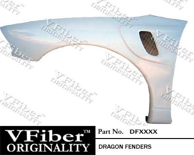 DF95ME - VFiber FRP Mitsubishi Eclipse 95-99 HB Dragon 2pc Front Fenders