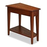 Leick Recliner Wedge End Table, Medium Oak