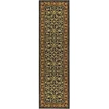 Safavieh Lyndhurst Collection LNH212G Black and Red Area Runner, 2-Feet 3-Inch by 8-Feet