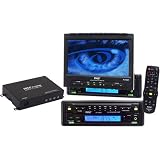 Pyle In-Dash Radio w Motorized Pull-Out 6.5 Monitor and AM FM TV Tuner - PLTV65R 